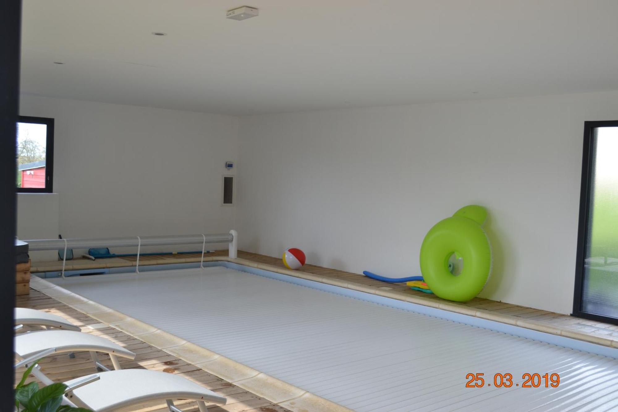 Piscine Interieure Privee Chauffee Toute L Annee Et Spa St Martin Saint-Martin-l'Hortier 외부 사진