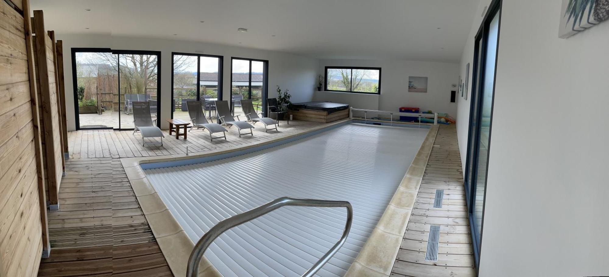 Piscine Interieure Privee Chauffee Toute L Annee Et Spa St Martin Saint-Martin-l'Hortier 외부 사진