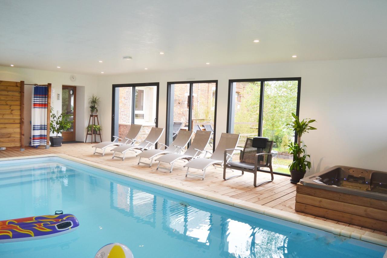 Piscine Interieure Privee Chauffee Toute L Annee Et Spa St Martin Saint-Martin-l'Hortier 외부 사진