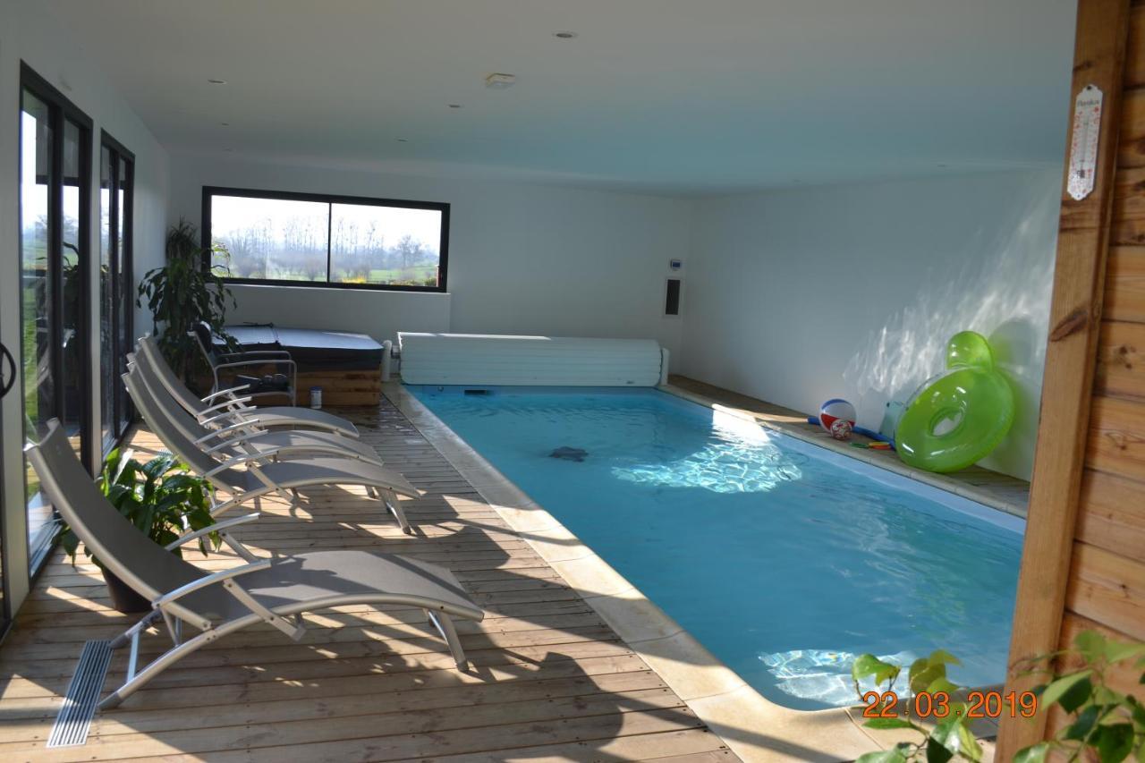 Piscine Interieure Privee Chauffee Toute L Annee Et Spa St Martin Saint-Martin-l'Hortier 외부 사진